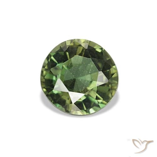 Kornerupine vert de 0,42 ct, rond, VVS-VS