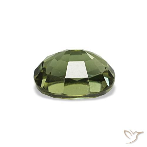 Kornerupine vert naturelle coupe ovale, 0,61 ct, VVS