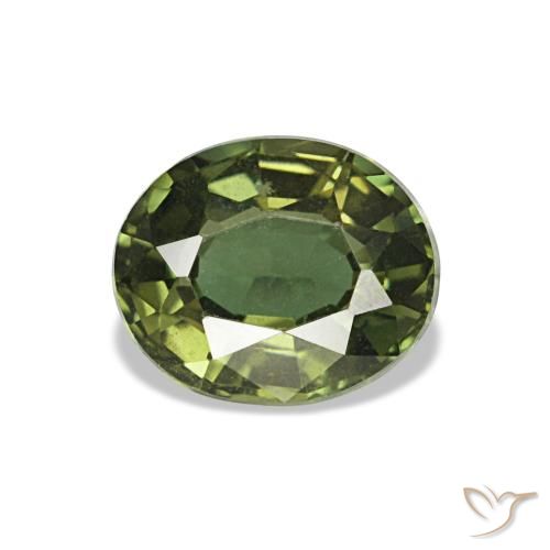 Kornerupine vert de 0,87 ct, ovale, VVS