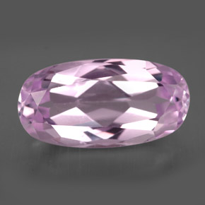 Kunzite rose naturelle coupe ovale, 9,00 ct, VVS-VS