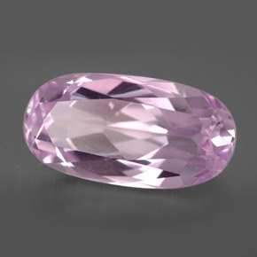 Kunzite rose naturelle coupe ovale, 9,00 ct, VVS-VS