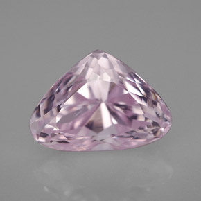 Kunzite rose naturelle trillion, 6,92 ct, VVS