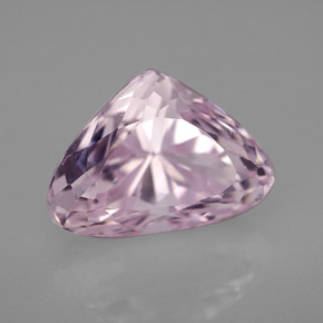 Kunzite rose naturelle trillion, 6,92 ct, VVS