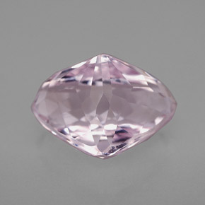 Kunzite rose naturelle trillion, 6,92 ct, VVS