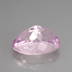Kunzite rose naturelle coupe ovale, 7,13 ct, VS