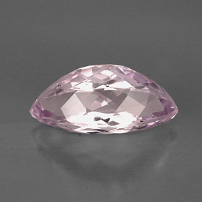 Kunzite rose naturelle marquise, 13,87 ct, VVS
