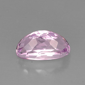 Kunzite rose naturelle coupe ovale, 9,10 ct, VVS