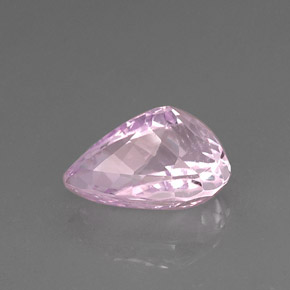 Kunzite rose naturelle en forme de poire, 11,06 ct, VS-SI