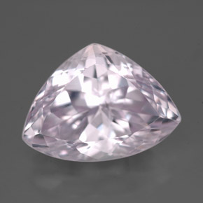 Kunzite rose naturelle trillion, 8,02 ct, VVS-VS