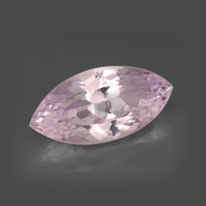 Kunzite rose naturelle marquise, 8,07 ct, VS