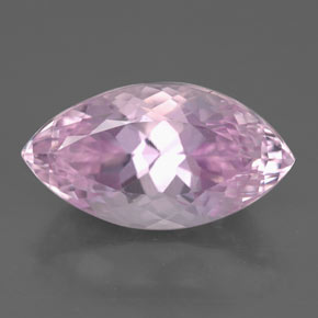 Kunzite rose naturelle marquise, 8,39 ct, VS-SI