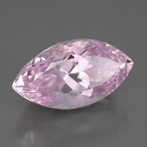 Kunzite rose naturelle marquise, 8,39 ct, VS-SI