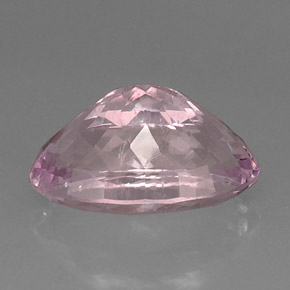 Kunzite rose naturelle coupe ovale, 11,55 ct, VS
