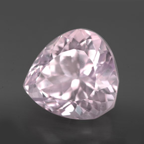 Kunzite rose naturelle en forme de poire, 9,71 ct, VVS-VS