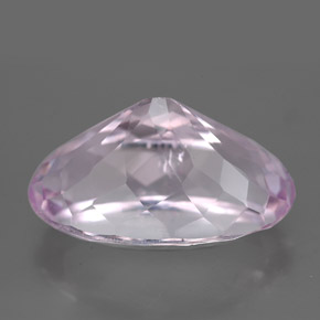 Kunzite rose naturelle coupe ovale, 11,37 ct, SI