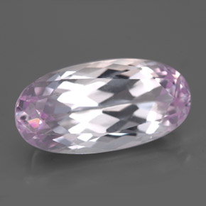 Kunzite rose naturelle coupe ovale, 10,93 ct, VS-SI
