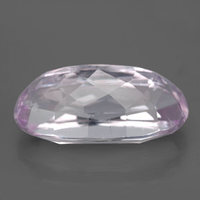 Kunzite rose naturelle coupe ovale, 10,93 ct, VS-SI