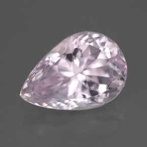 Kunzite rose naturelle en forme de poire, 8,16 ct, VVS-VS