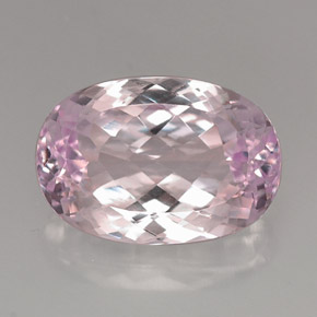 Kunzite Rose naturelle Coupe ovale, 22.17 ct, VVS