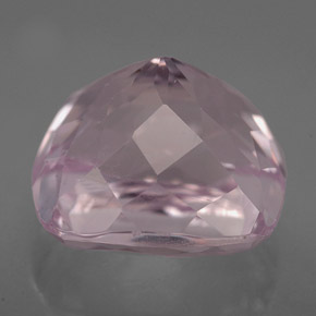 Kunzite rose naturelle coupe coussin, 9,45 ct, VS