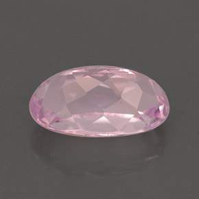 Kunzite rose naturelle coupe ovale, 3,43 ct, VVS