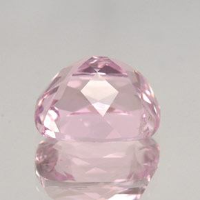 Kunzite rose naturelle coupe coussin, 4,31 ct, VVS-VS