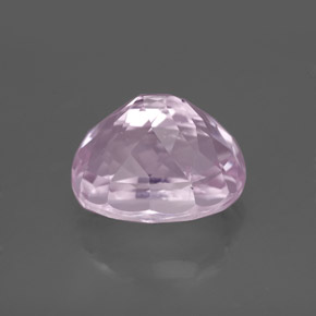 Kunzite rose naturelle coupe ovale, 5,38 ct, VS