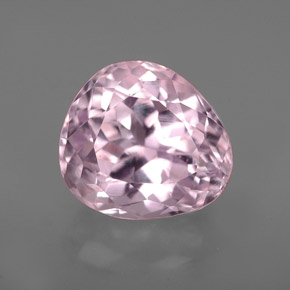 Kunzite rose naturelle forme fantaisie, 5,01 ct, VVS