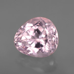 Kunzite rose naturelle forme fantaisie, 5,01 ct, VVS