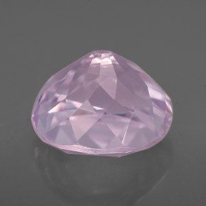 Kunzite rose naturelle coupe ovale, 5,36 ct, VVS