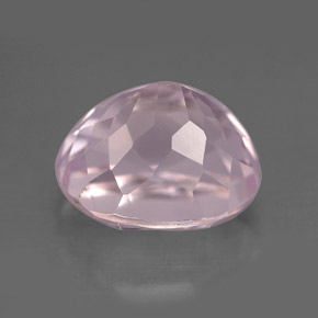 Kunzite rose naturelle coupe ovale, 5,68 ct, VVS