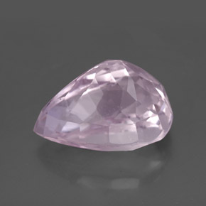 Kunzite rose naturelle en forme de poire, 7,39 ct, VS-SI
