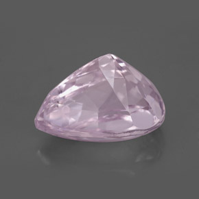 Kunzite rose naturelle en forme de poire, 6,29 ct, VVS