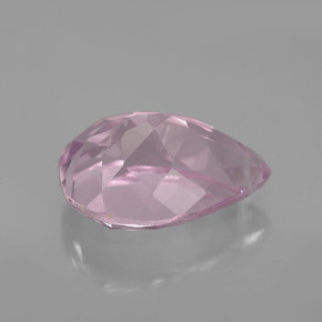 Kunzite rose naturelle en forme de poire, 5,26 ct, VS-SI