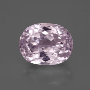 Kunzite Rose naturelle Coupe ovale, 6.02 ct, VVS