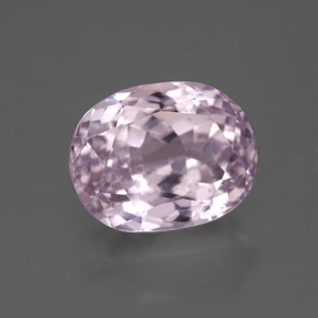 Kunzite Rose naturelle Coupe ovale, 6.02 ct, VVS