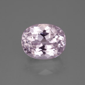 Kunzite rose naturelle coupe ovale, 4,83 ct, VS-SI