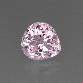 Kunzite rose naturelle en forme de poire, 5,07 ct, VS-SI