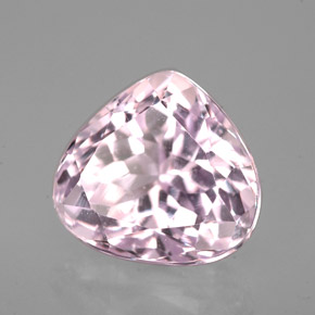 Kunzite rose naturelle en forme de poire, 6,06 ct, VVS-VS
