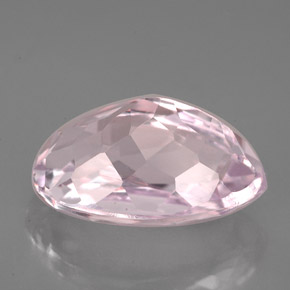 Kunzite Rose naturelle En forme de poire, 5.35 ct, VVS
