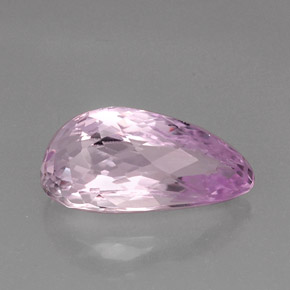 Kunzite rose naturelle en forme de poire, 15,46 ct, VVS-VS