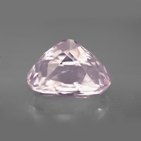 Kunzite rose clair naturelle coupe ovale, 6,74 ct, VVS-VS