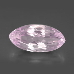 Kunzite Rose naturelle Marquise, 6.21 ct, VVS