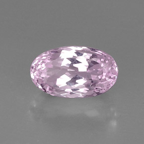 Kunzite Rose naturelle Coupe ovale, 8.43 ct, VVS