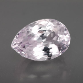 Kunzite rose naturelle en forme de poire, 4,94 ct, VS