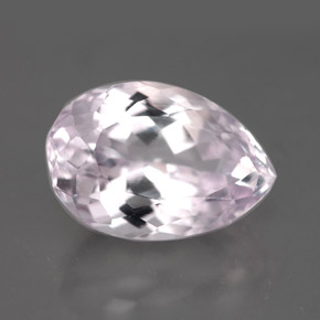 Kunzite rose naturelle en forme de poire, 4,94 ct, VS