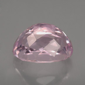 Kunzite rose naturelle coupe ovale, 7,17 ct, VVS