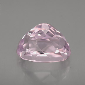 Kunzite rose naturelle coupe ovale, 5,63 ct, VVS-VS