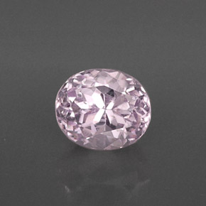 Kunzite rose naturelle coupe ovale, 4,82 ct, VVS-VS