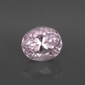 Kunzite rose naturelle coupe ovale, 4,82 ct, VVS-VS